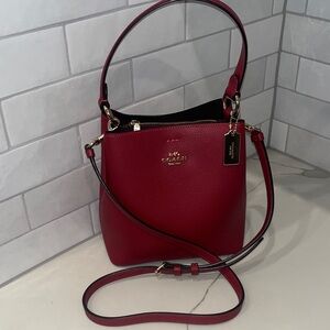Coach Red Small Town Bucket Bag (Like New)